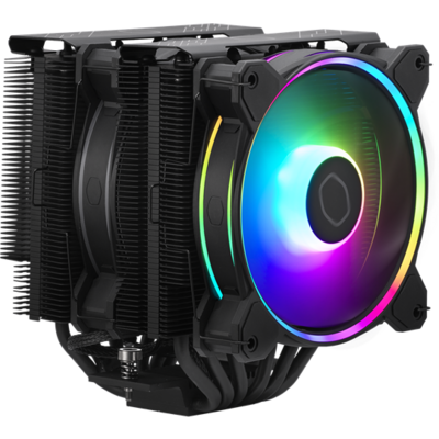 COOLER MASTER CPU hűtő HYPER 622 HALO BLACK EDITION, LGA1700 támogatással, fekete