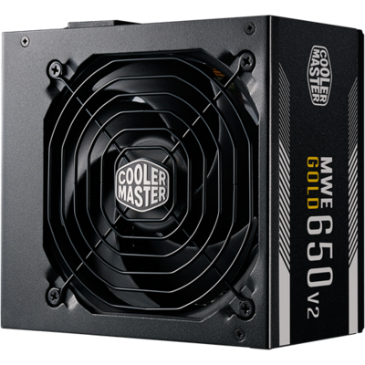 COOLER MASTER Tápegység MWE 650W, 12cm, 80+ Gold V2, Aktív PFC