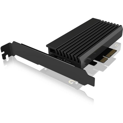 Raidsonic IcyBox IB-PCI214M2-HSL PCIe card with M.2 M-Key socket for one M.2 NVMe SSD