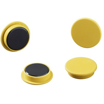 Durable 32mm 4db sárga mágnes