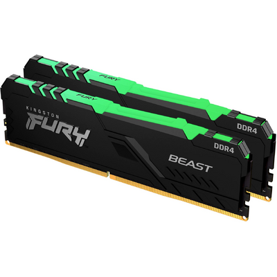 KINGSTON FURY Memória DDR4 32GB 3200MHz CL16 DIMM (Kit of 2) Beast RGB