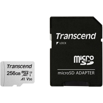 Transcend 256GB MICROSD MIT ADAPTER UHS-I U3 A1
