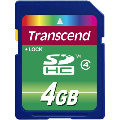 Transcend SDHC CARD 4GB (CLASS 4) MLC