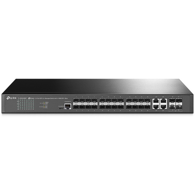 TP-LINK TL-SG3428XF JetStream 24-Port SFP L2+ Managed Switch with 4 10GE SFP+ Sl