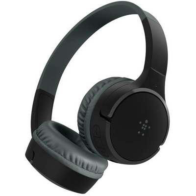 Belkin SoundForm Mini Wireless Bluetooth Headphones for Kids Black
