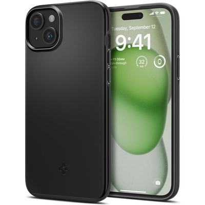 Spigen iPhone 15 Plus Case Thin Fit Black