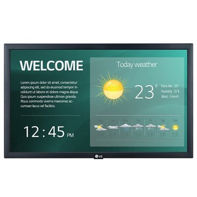 LG 16/7 IPS LFD 21,5" 22SM3G, 1920x1080, 16:9, 250cd/m2, 2xHDMI/USB 2.0/RS232C/RJ45