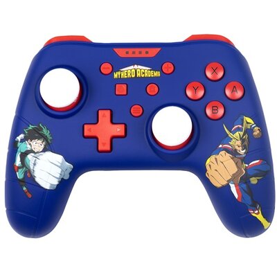 KONIX - MY HERO ACADEMIA Nintendo Switch/PC Vezetékes kontroller, Kék-Mintás