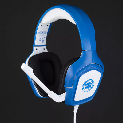 KONIX - MY HERO ACADEMIA 2.0 Fejhallgató Vezetékes Gaming Stereo Mikrofon, Kék-Fehér