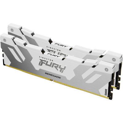 KINGSTON FURY memória DDR5 32GB 6000MHz CL32 DIMM (Kit of 2) Renegade White XMP