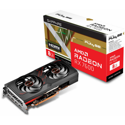 Sapphire Radeon RX 7600 Pulse Gaming 8GB GDDR6 videokártya