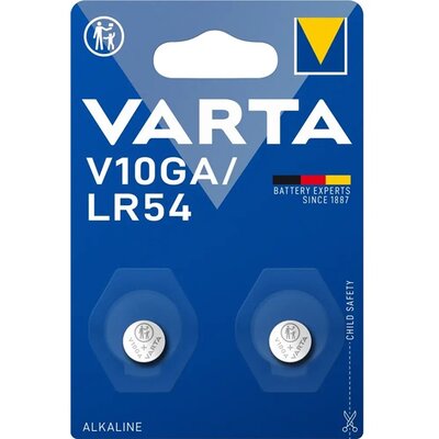 Varta 4274101402 V10GA alkáli gombelem 2 db/bliszter