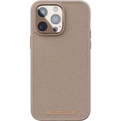Telco Accessories NJORD FABRIC JUST CASE IPHONE 14 PRO MAX PINK SAND