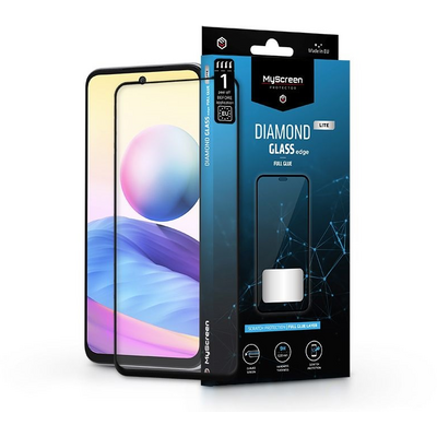 MSP LA-2089 Xiaomi Redmi Note 10 5G/Poco M3 Pro Diamond Glass Lite Edge 2.5D edzett üveg kijelzővédő fólia