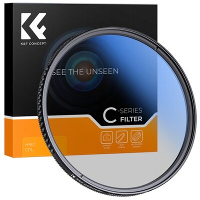 K&F Concept Classic Series CPL cirkuláris polár szűrő, 46 mm