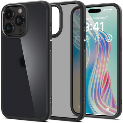 Spigen iPhone 15 Pro Case Ultra Hybrid Frost Black