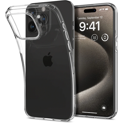 Spigen iPhone 15 Pro Max Case Liquid Crystal Crystal Clear