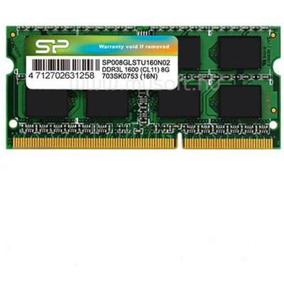 Silicon Power 8GB DDR3 1600MHz notebook RAM - SP008GLSTU160N02