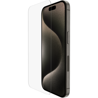 Belkin ScreenForce TemperedGlass Treated Screen Protector for iPhone 15 Pro