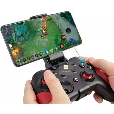 BLACKBIRD Vezeték Nélküli Bluetooth Játékvezérlő Kontroller, Android, IOS, Switch, Windows, PS3, PS4, Fekete