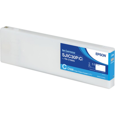 Epson SJIC30P(C) INK CARTRIDGE CYAN COLORWORKS C7500G