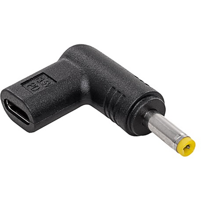 Akyga USB-C / 4.0x1.7mm notebook töltő adapter - AK-ND-C04
