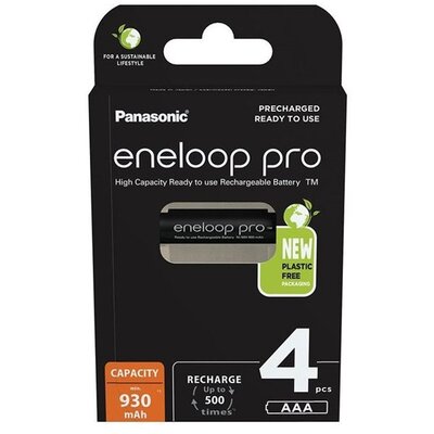 Panasonic Eneloop BK-4HCDE/4BE AAA 930mAh mikro ceruza akku 4db/csomag