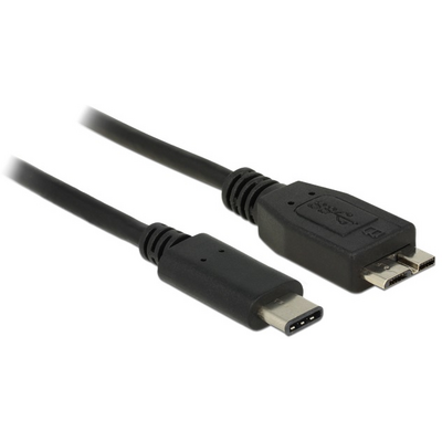 DELOCK kábel USB 3.1 Gen 2 Type-C male > USB Type Micro-B male 0.5m fekete