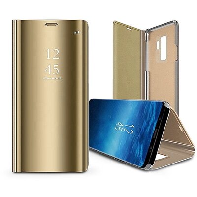 Haffner TF-0234 Galaxy A54 5G Clear view arany oldalra nyíló tok