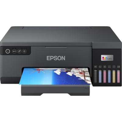 EPSON Tintasugaras nyomtató - EcoTank L8050 (A4, színes, 5760x1440 DPI, 25 lap/perc, USB/Wifi/Wifi Direct)