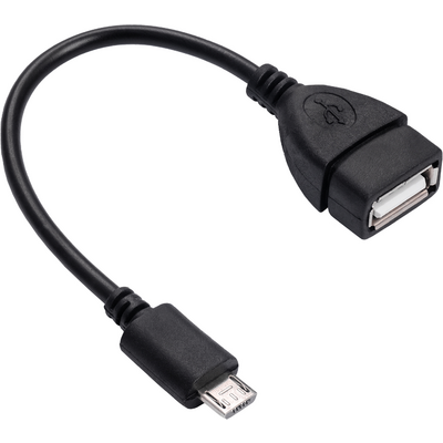 Akyga USB-AF / microUSB-B átalakító adapter kábel - AK-AD-09