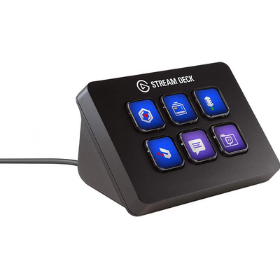 CORSAIR ELGATO STREAM DECK MINI, 6 Testreszabható LCD Billentyű, fekete