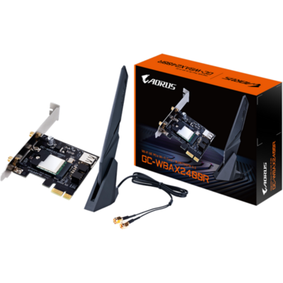 GIGABYTE Wireless Adapter PCI-Express Tri Band AX2400, GC-WBAX2400R