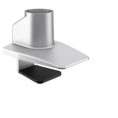 MULTIBRACKETS Gas Lift Single Desk Clamp Silver
