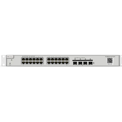 Reyee 24-Port Gigabit L2+ Managed Switch, 24 Gigabit RJ45 Ports, 4 SFP Ports,19-