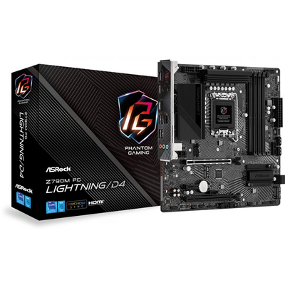 ASRock LGA1700 Z790M PG LIGHTNING/D4 alaplap