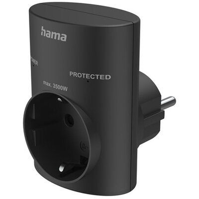 Hama 223322 fekete hálózati túlfeszültség védő