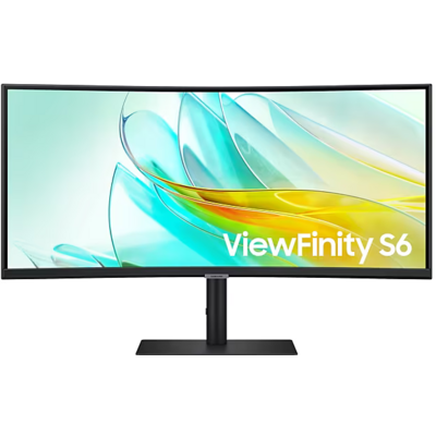 SAMSUNG Ívelt VA monitor 34" S65UC, 3440x1440, 21:9, 350cd/m2, 5ms, HDMI/DisplayPort/3xUSB/USB-C/LAN, hangszóró