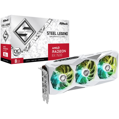 ASRock Radeon RX 6650 XT Steel Legend 8GB OC videokártya