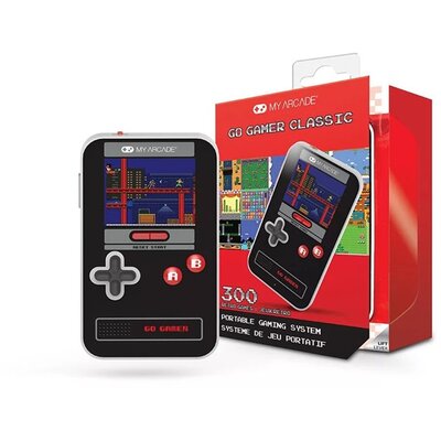 My Arcade DGUN-3909 Go Gamer Classic 300in1 fekete-piros hordozható kézikonzol