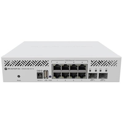 MikroTik CRS310-8G+2S+IN 8x 2.5GbE LAN port, 2x SFP+ port Cloud Router Switch