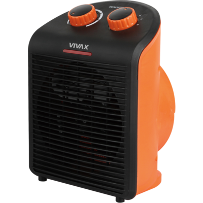VIVAX FH-2081B ventilátoros hősugárzó, 1000W / 2000W, hőfokszabályozás narancs színű