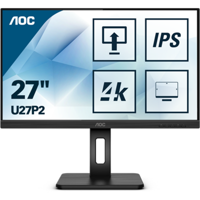 AOC 27" U27P2 - IPS LED - UHD - PIVOT