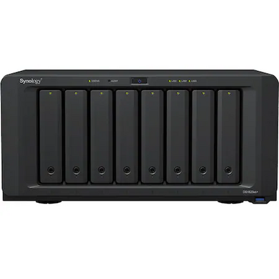 SYNOLOGY NAS 8 fiókos AMD Ryzen V1780B 4x3,6GHz, 8GB DDR4 ECC, 2x1GbE, 1x10GbE, 3xUSB3.2Gen1 - DS1823xs+