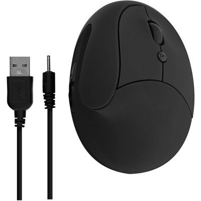 TnB Mini Ergonomic Wireless mouse Black