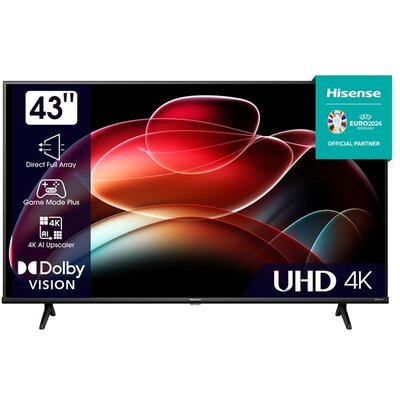 Hisense 43" 43A6K 4K UHD Smart LED TV