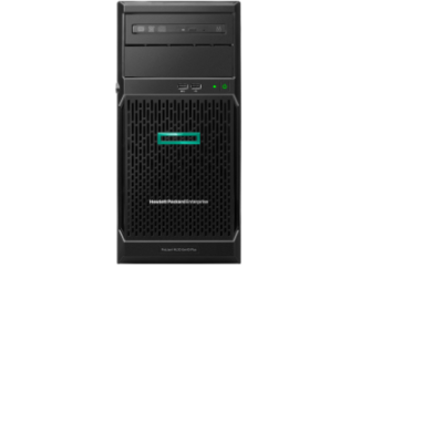 HPE torony szerver ProLiant ML30 G10+, 4C E-2314 2.80GHz, 16GB, No HDD 4LFF, s100i, 350W