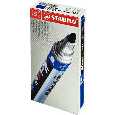 Stabilo Mark-4-All 10db/csomag kék gömb hegyű alkoholos marker