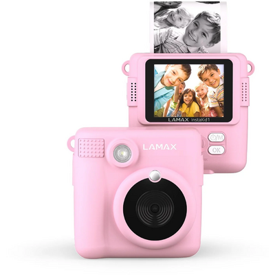 LAMAX InstaKid1 Pink Instant hőpapíros fényképezőgép