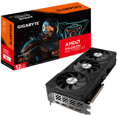 GIGABYTE Videokártya PCI-Ex16x AMD RX 7700XT 12GB DDR6 OC